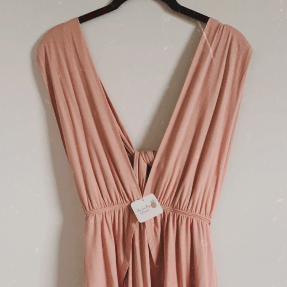Salty Shack Pink Multi-Wear Tie Dress - Brand New
